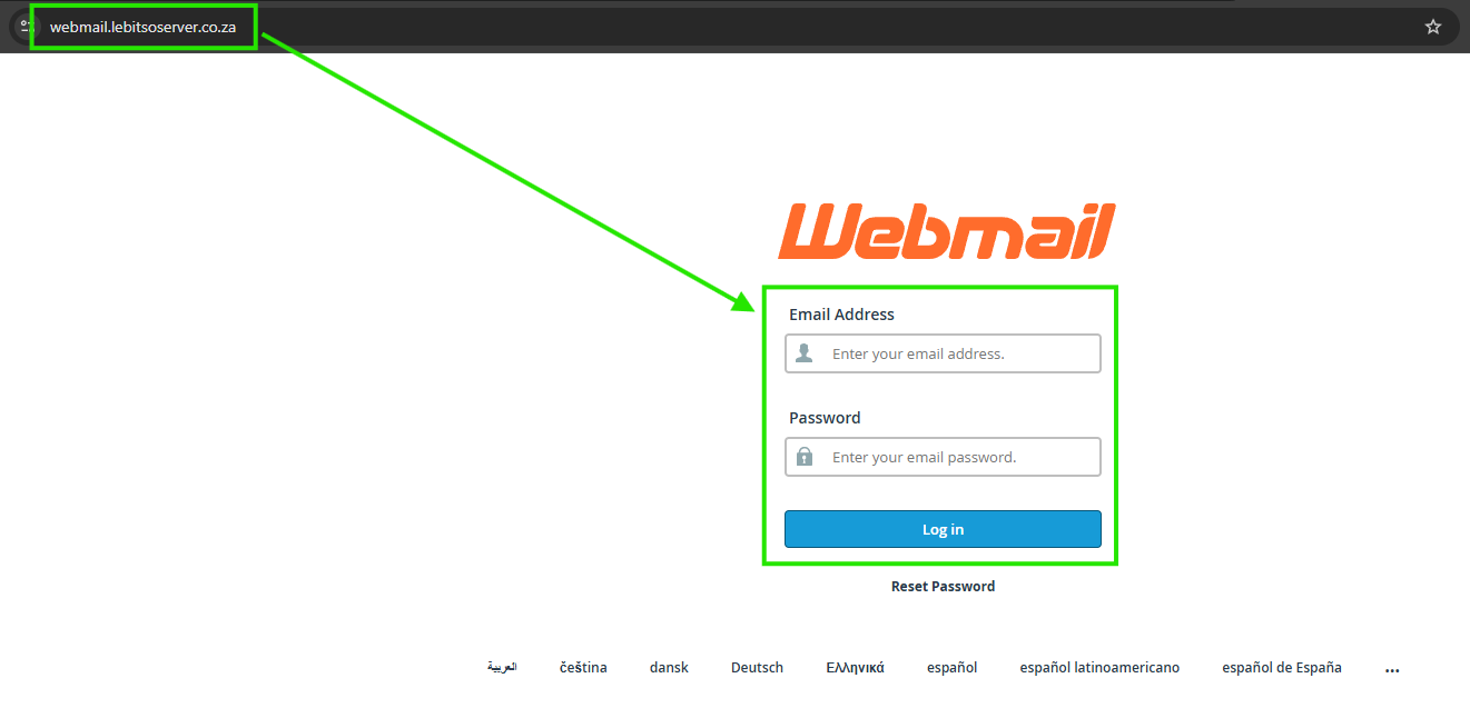 Access Your Email via Webmail